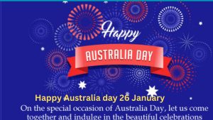 Happy Australia day 26 January Wishes, Status, Captions, Sayings, Greetings